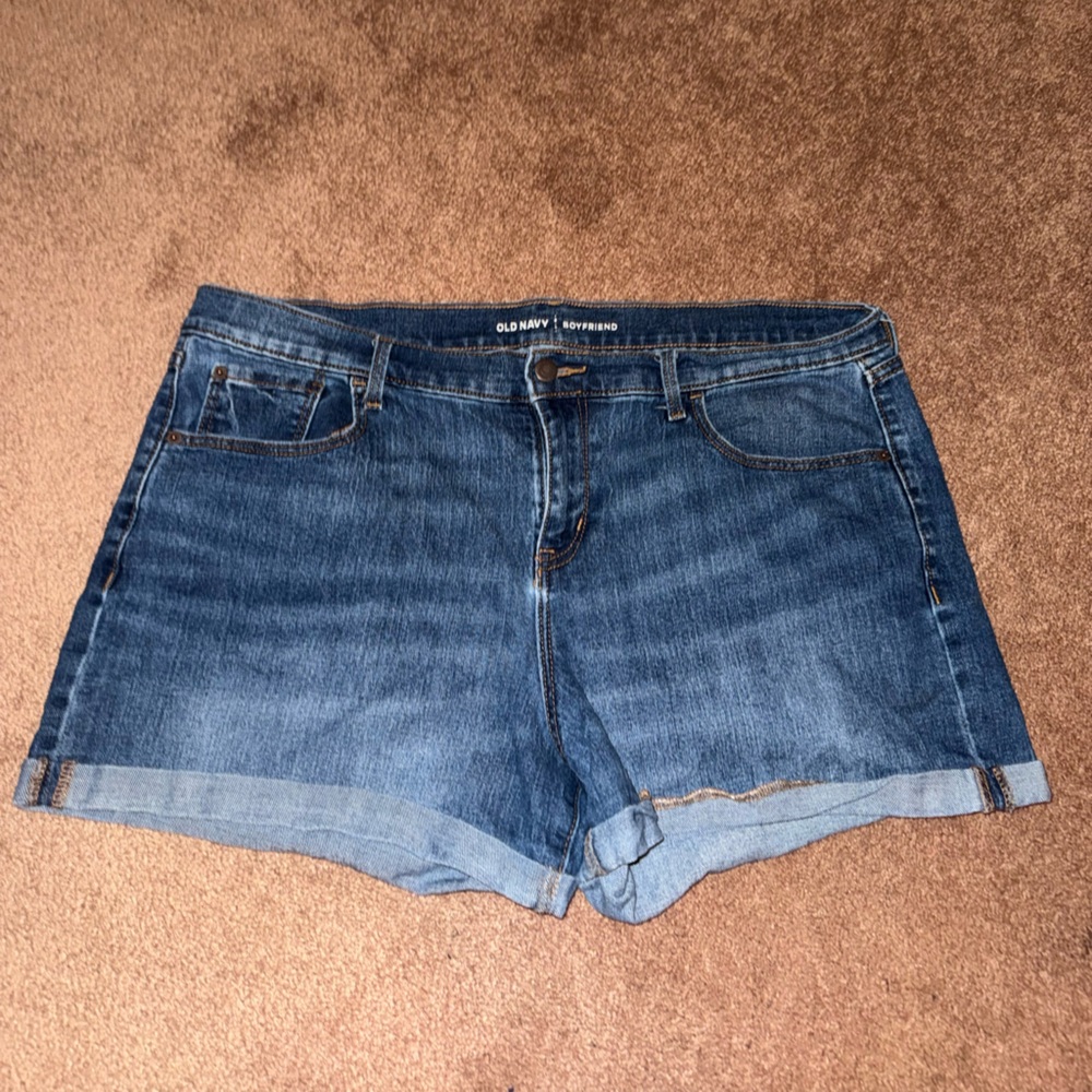 Old Navy Women's Dark Blue Jean Shorts
